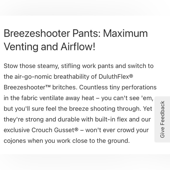 Duluth Trading Men’s Duluthflex Breezeshooter Pants 34x 32 - Picture 12 of 13